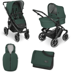 ABC DESIGN Poussette Duo Combinée 2en1 Salsa 4 Air Set Basil Collection 2023