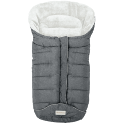 Altabebe Chancelière De Poussette Hiver Universelle Rembourrage 3M Gris Clair Whitewash