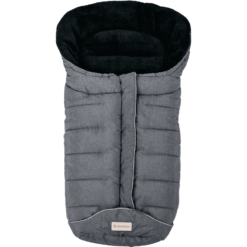 Altabebe Chancelière De Poussette Hiver Universelle Rembourrage 3M Gris Foncé Noir