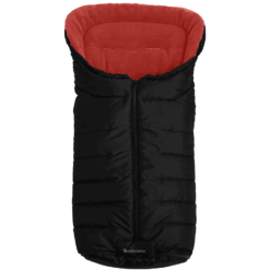 Altabebe Chancelière De Poussette Universelle Hiver Collection Active Noir Rouge