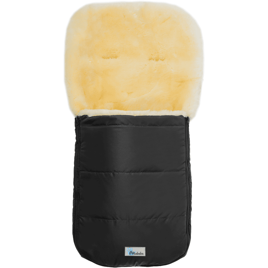 Altabebe Chancelière Pour Poussette Nordkap Agneau, Noir 1 Altabebe Chancelière Pour Poussette Nordkap Agneau, Noir