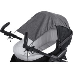 Altabebe Voile Pare-soleil Pour Poussette Lifeline Gris Clair
