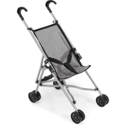 BAYER CHIC 2000 Poussette Canne Pour Poupée Mini Mélange Gris