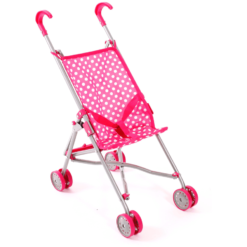 BAYER CHIC 2000 Poussette Canne Pour Poupée Mini Rose