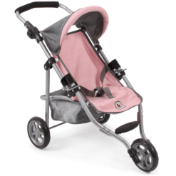 BAYER CHIC 2000 Poussette Pour Poupée LOLA Mélange Gris/rose