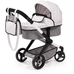 Bayer Design Poussette De Poupée Combinée Xeo Rose/gris