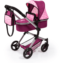 Bayer Design Poussette Pour Poupée Combinée Neo Vario Prune, Fée