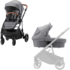 Britax Römer Poussette Duo Combinée 2en1 Strider M Habillage Pluie Elephant Grey
