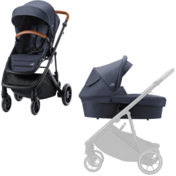 Britax Römer Poussette Duo Combinée 2en1 Strider M Habillage Pluie Navy Ink