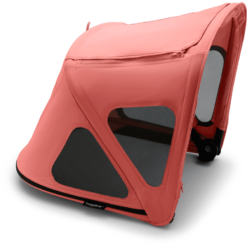 Bugaboo Canopy à Fenêtres Pour Poussette Fox 2/Cameleon 3/Lynx Sunrise Red