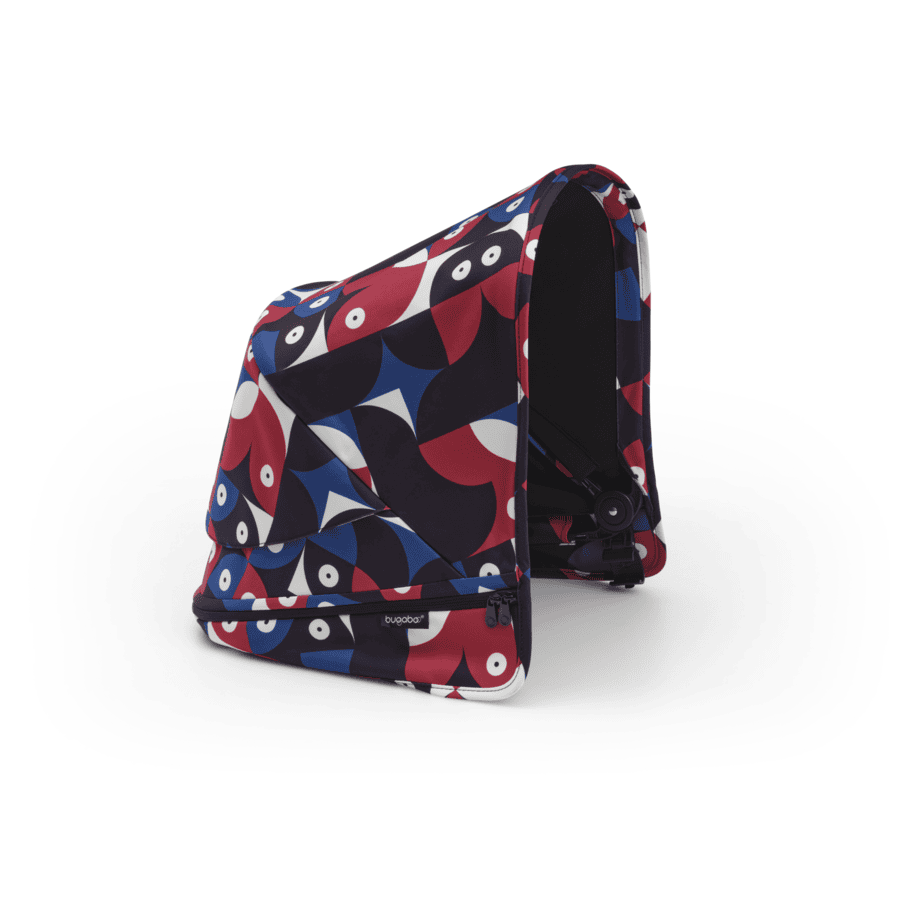 Bugaboo Canopy De Poussette Donkey 5 Rouge/bleu édition Spéciale 1 Bugaboo Canopy De Poussette Donkey 5 Rouge/bleu édition Spéciale