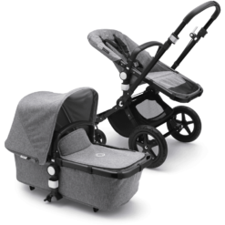 Bugaboo Poussette Cameleon 3 Plus Complète Black/grey Melange