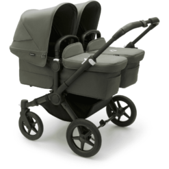 Bugaboo Poussette Double Côte à Côte Donkey 5 Twin Complète Black/Forest Green