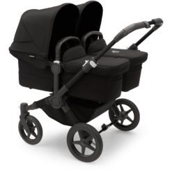 Bugaboo Poussette Double Côte à Côte Donkey 5 Twin Complète Black/Midnight Black
