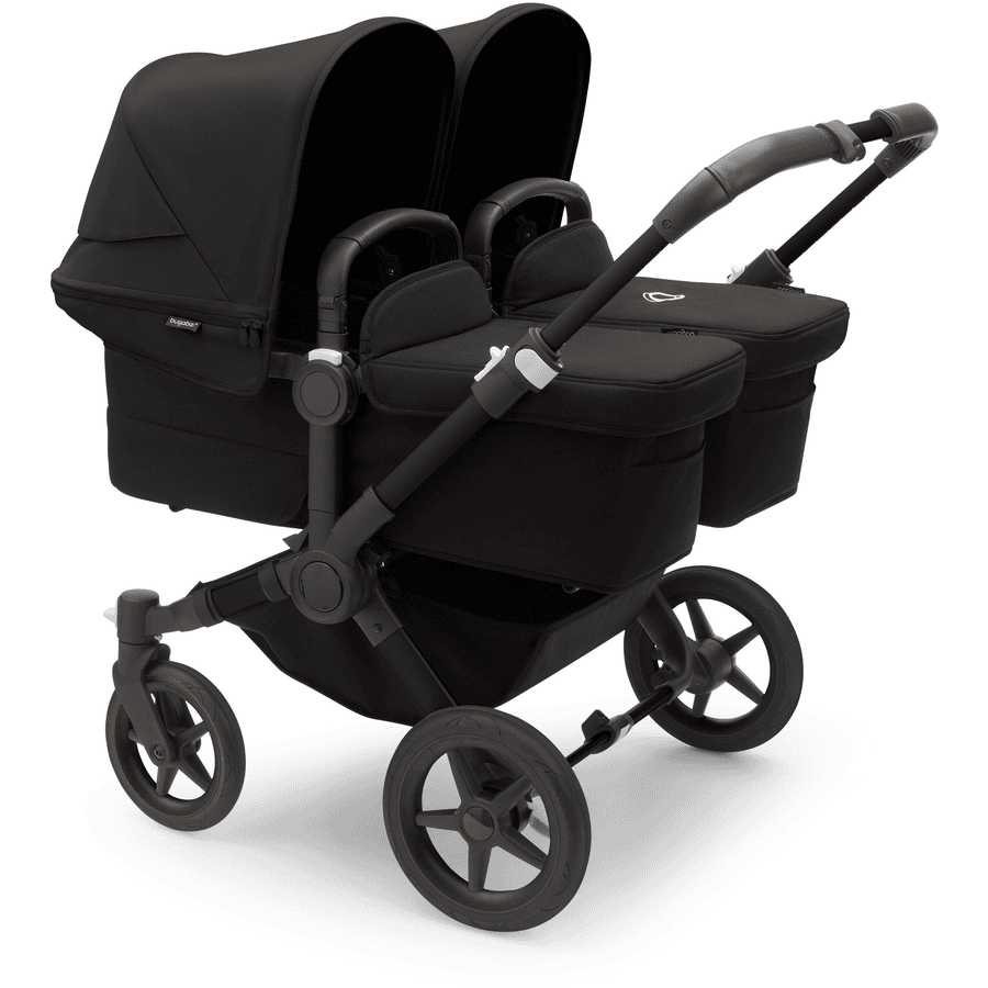 Bugaboo Poussette Double Côte à Côte Donkey 5 Twin Complète Black/Midnight Black 1 Bugaboo Poussette Double Côte à Côte Donkey 5 Twin Complète Black/Midnight Black