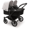 Bugaboo Poussette Double Côte à Côte Donkey 5 Twin Complète Black/Misty White