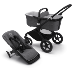 Bugaboo Poussette Duo Combinée 2en1 Basis Fox 3 Black/Grey Melange