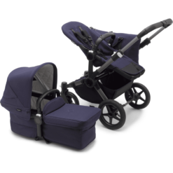 Bugaboo Poussette Duo Combinée 2en1 Donkey 5 Classic Mono Complete Graphite/Dark Navy