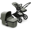 Bugaboo Poussette Duo Combinée 2en1 Fox 3 Complete Black/Forest Green