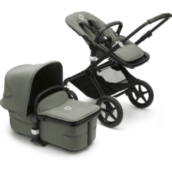 Bugaboo Poussette Duo Combinée 2en1 Fox 3 Complete Black/Forest Green