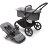 Bugaboo Poussette Duo Combinée 2en1 Fox 5 Base Black/Grey Melange