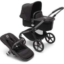 Bugaboo Poussette Duo Combinée 2en1 Fox 5 Siège Graphite/Midnight Black