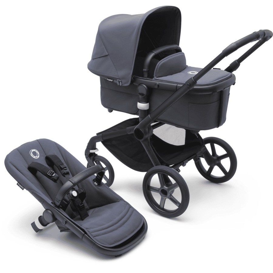 Bugaboo Poussette Duo Combinée 2en1 Fox 5 Siège Graphite/Stormy Blue 1 Bugaboo Poussette Duo Combinée 2en1 Fox 5 Siège Graphite/Stormy Blue