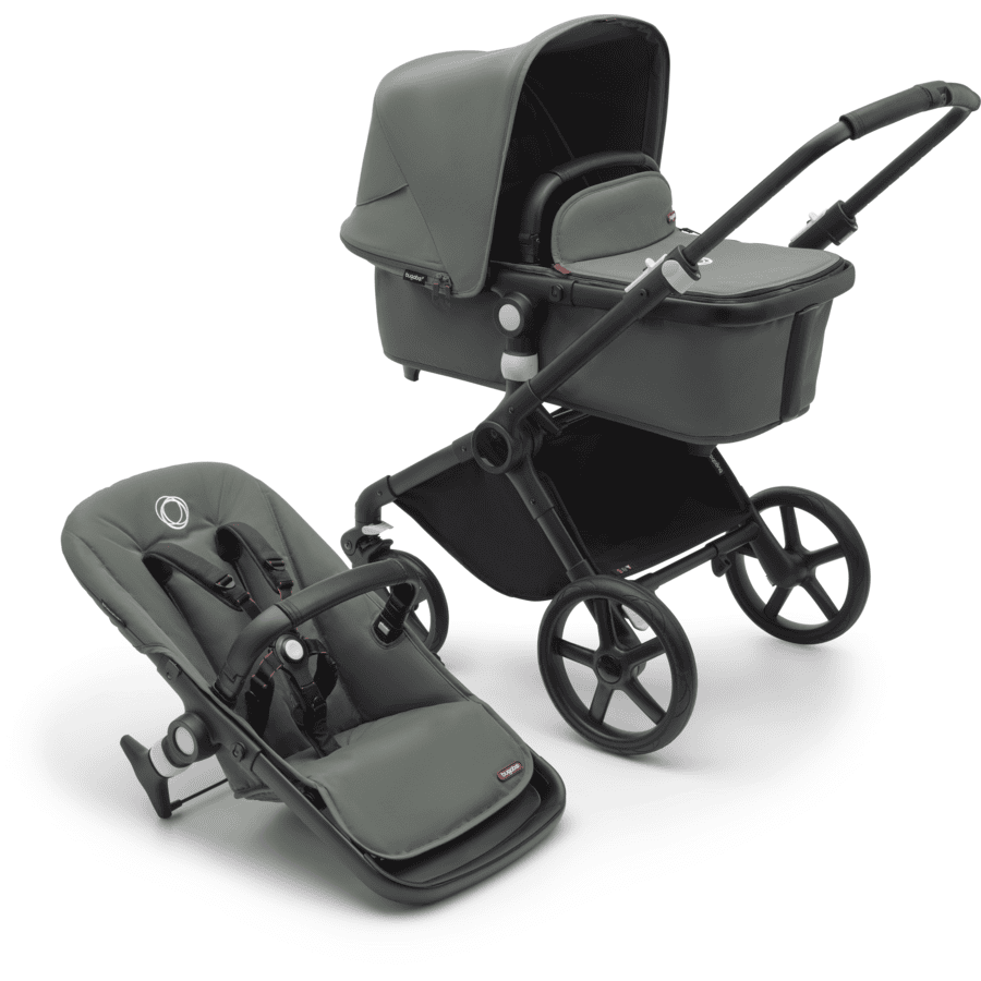 Bugaboo Poussette Duo Combinée 2en1 Fox Cub Siège Black/Forest Green 1 Bugaboo Poussette Duo Combinée 2en1 Fox Cub Siège Black/Forest Green