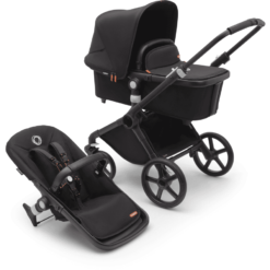 Bugaboo Poussette Duo Combinée 2en1 Fox Cub Siège Black/Midnight Black
