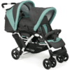 CHIC 4 BABY Poussette Double Inline DUO Melange Mint