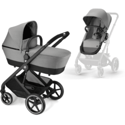 Cybex GOLD Poussette Duo Combinée 2en1 Balios S Black Dove Grey
