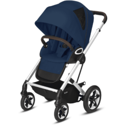 Cybex GOLD Poussette Talos S Lux Silver Navy Blue