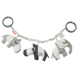 Done By Deer™ Chaîne De Poussette Deer Friends, Gris