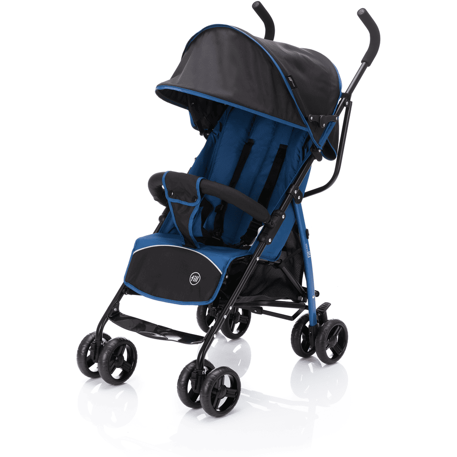 Fillikid Fill Poussette Canne Glider Noir Bleu 1 Fillikid Fill Poussette Canne Glider Noir Bleu