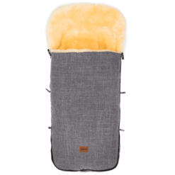 Fillikid Chancelière De Poussette Makalu Agneau, Mélange Gris Clair