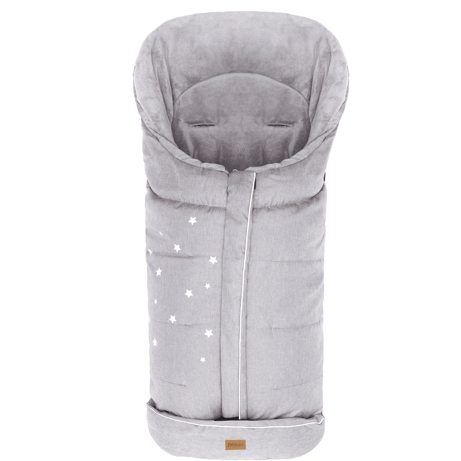 Fillikid Chancelière Pour Poussette Hiver Askja Étoiles, Mélange Gris Clair 1 Fillikid Chancelière Pour Poussette Hiver Askja Étoiles, Mélange Gris Clair