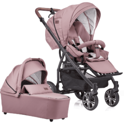 GESSLEIN Poussette Duo Combinée 2en1 F4 Air+, Rose