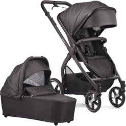 GESSLEIN Poussette Duo Combinée 2en1 FX4 Life, Brun/motifs