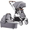 GESSLEIN Poussette Duo Combinée 2en1 FX4 Life, Cloud/étoiles
