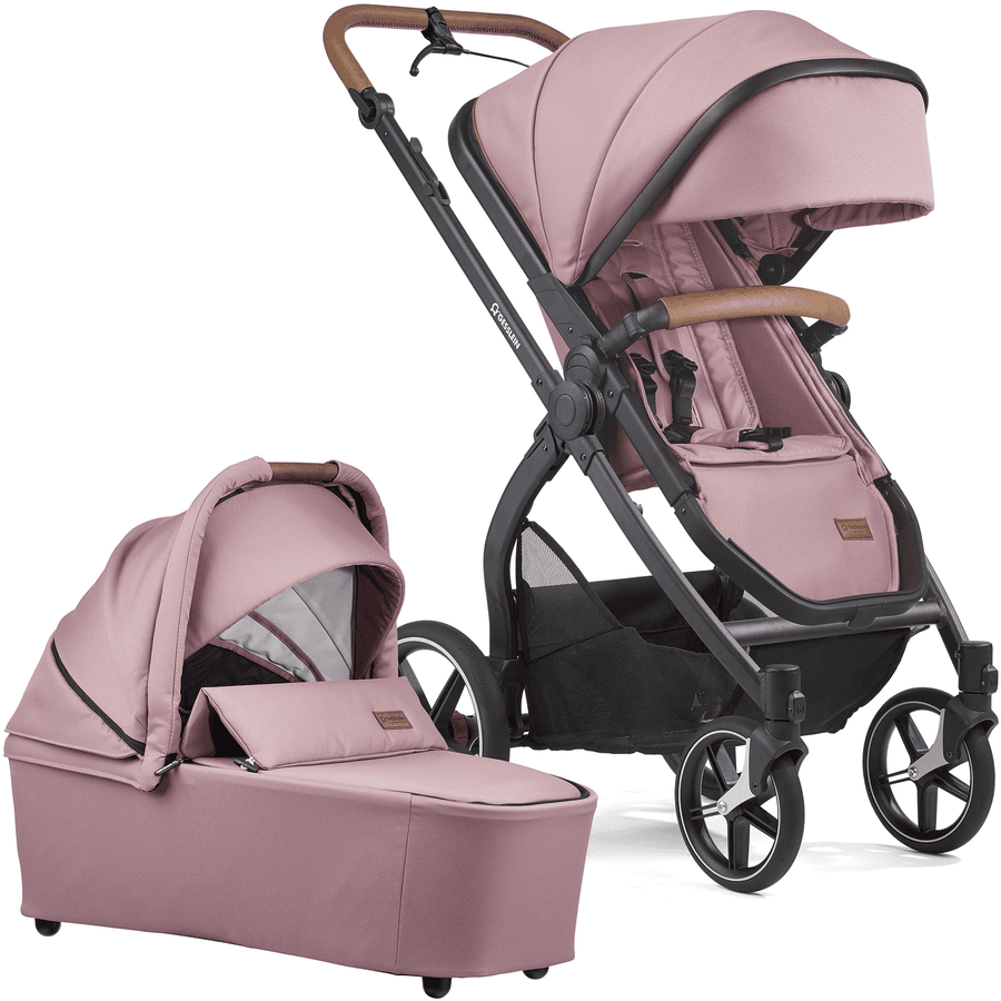 GESSLEIN Poussette Duo Combinée 2en1 FX4 Life, Rose 1 GESSLEIN Poussette Duo Combinée 2en1 FX4 Life, Rose