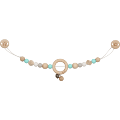 Goki Chaîne De Poussette étoile Avec Clips Turquoise