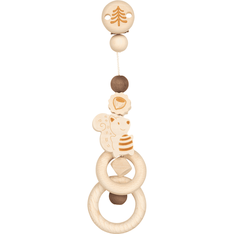 HEIMESS Chaîne De Poussette écureuil Bois 1 HEIMESS Chaîne De Poussette écureuil Bois