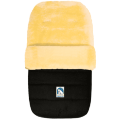 HEITMANN Chancelière De Poussette Agneau Ourson Polaire, Noir