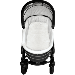 Heitmann Matelas D'assise Pour Poussette Agneau Blanc Naturel 73x33 Cm