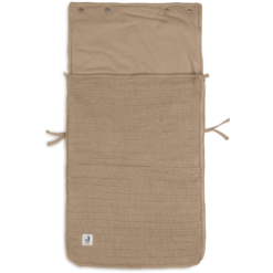 Jollein Chancelière De Siège Auto/poussette Universelle Gr.0+ 3/5 Pure Knit Biscuit