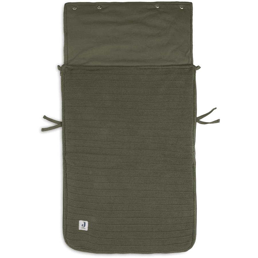 Jollein Chancelière De Siège Auto/poussette Universelle Gr.0+ 3/5 Pure Knit Leaf Green 1 Jollein Chancelière De Siège Auto/poussette Universelle Gr.0+ 3/5 Pure Knit Leaf Green