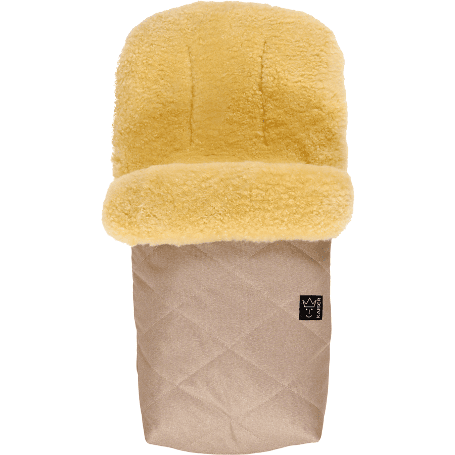KAISER Chancelière De Poussette Universelle Hiver Natura Sand Melange 1 KAISER Chancelière De Poussette Universelle Hiver Natura Sand Melange