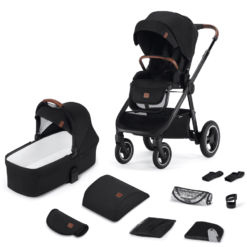 Kinderkraft Poussette Duo Combinée 2en1 EVERYDAY Black