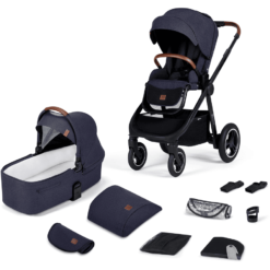 Kinderkraft Poussette Duo Combinée 2en1 EVERYDAY Denim