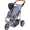 Knorr Toys® Poussette 3 Roues Pour Poupée Jogger Lio Brun Pierre